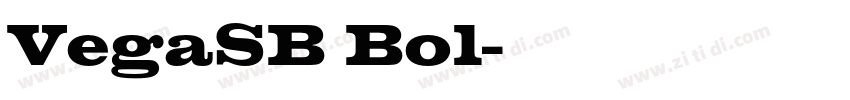 VegaSB Bol字体转换